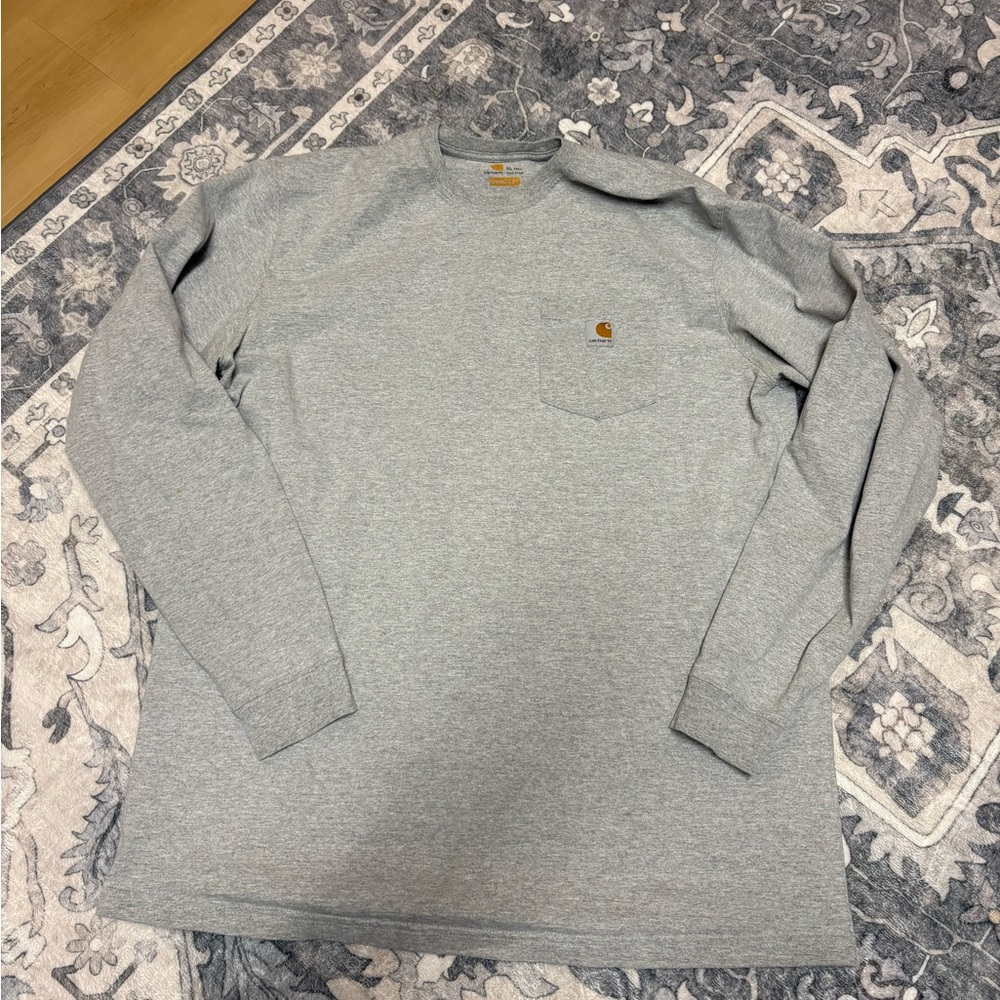 Carhartt Men's Heather Gray long sleeve